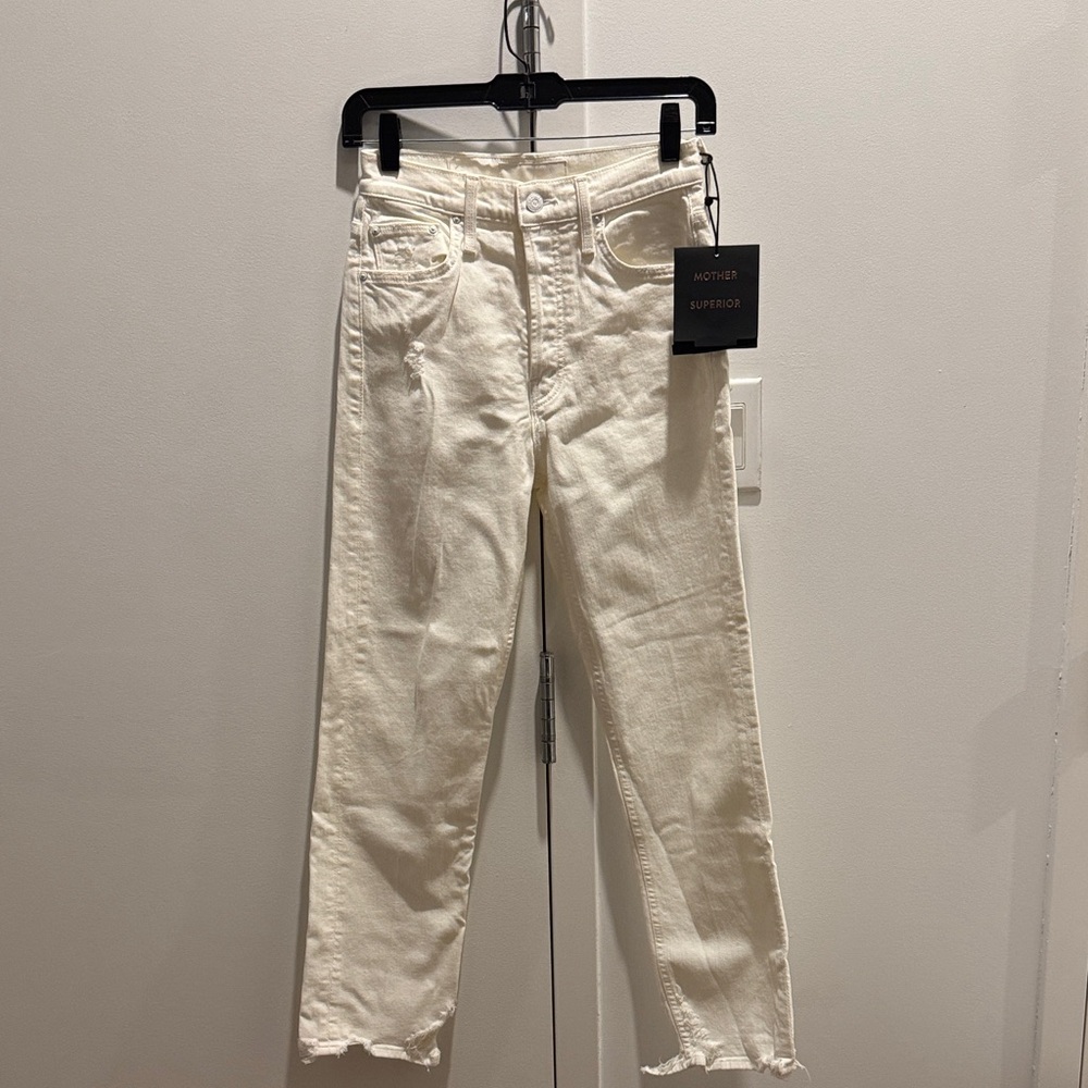 Mother White The Tomcat Jeans size 25
